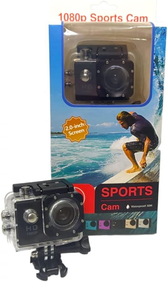 Camera Aprova D''agua Action Cam Sport Cam Full HD 1080P Wi-Fi