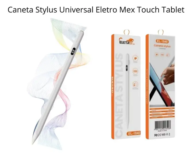 Caneta Stylus Tablet Universal Eletro Mex Touch
