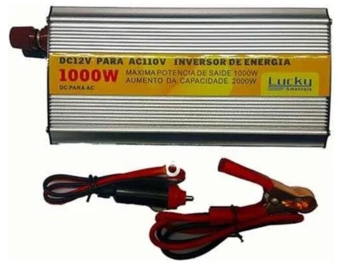 Inversor Transformador Conversor Veicular 1000w 12v 110v