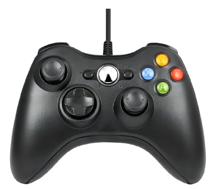 Controle Com Fio Para Xbox 360 Slim / Fat E Pc Joystick