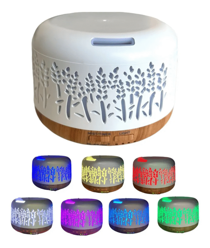 Difusor De Aroma Umidificador Purificador Controle Remoto