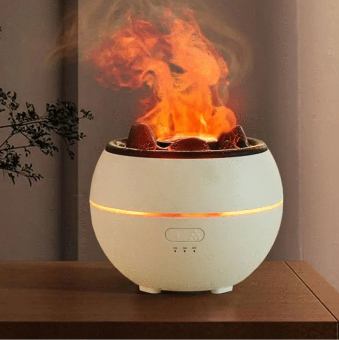 Umidificador De Ar Vulcão Difusor De Aroma Ultrassônico