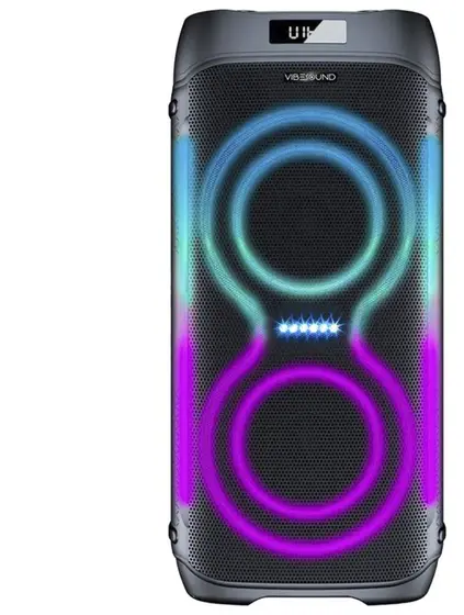 Caixa De Som Bluetooth V6 Party Vibesound 1000w Rms