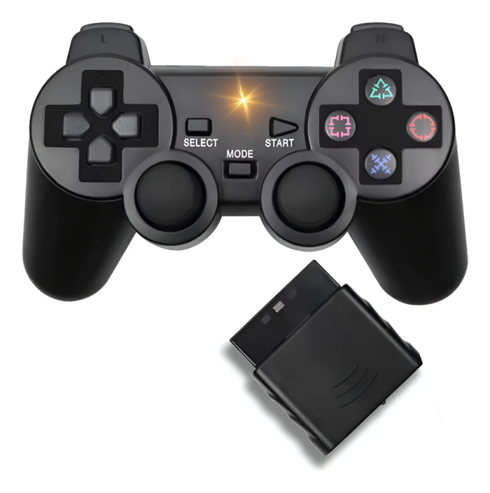 Controle Para Ps2 Joystick Sem Fio Analógico