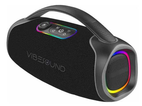 Caixa de Som Bazuka 100W Rms Amplificada Portátil Bluetooth Prova D´agua Vibe Sound Vs010 V4 Bazooka