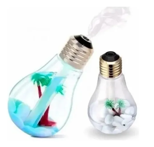 Lâmpada Humidificador E Aromatizadora De Ambientes Cor Transparente