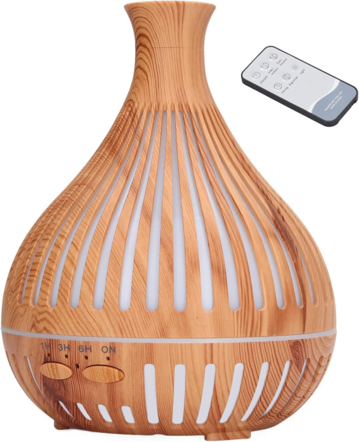 Umidificador de Aroma Ultrassônico Aroma Diffuser 7 led 400ml