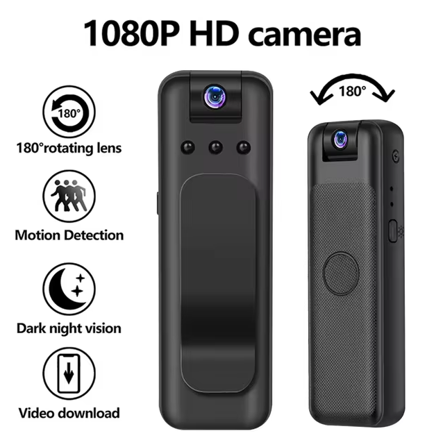 Hd 1080p mini câmera com wifi portátil pequeno gravador de vídeo digital polícia bodycam visão noturna infravermelha filmadora em miniatura