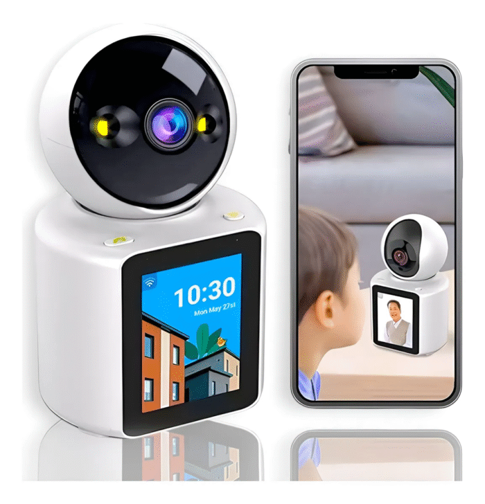 Câmera Baba Eletrônica Wifi Sem Fio Visão Noturna Audio 360