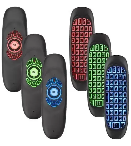 Controle Air Mouse sem fio para tv, tv box, pc Mini teclado Universal