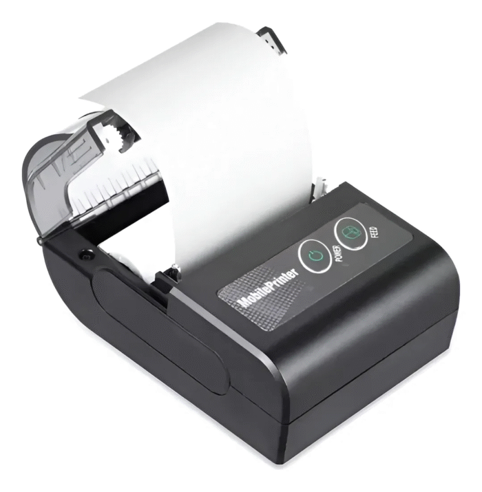 Mini Impressora 58mm Portátil Bluetooth Térmica Android Ios
