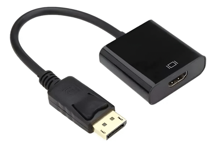 Cabo Adaptador Displayport X Hdmi 23cm Femea Conversor