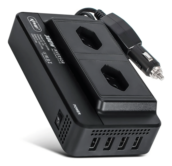 Inversor Tensão 12v 110v Veicular 300w Conversor 4 Porta Usb