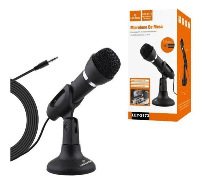 Melhor Microfone De Mesa Lehmox Ley-2173