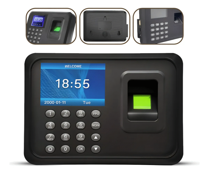 Relógio De Ponto Biométrico Impressão Digital Eletrônico