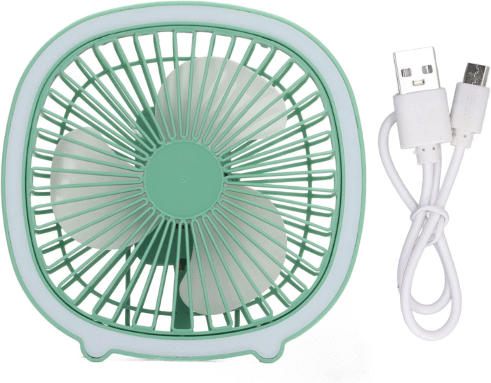 Tnfeeon Ventilador de pendurar, bonito e leve ventilador de mesa