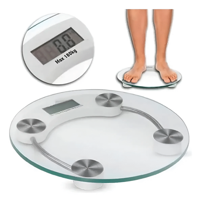 Balança Digital De Banheiro Corporal Fitness 180 Kg
