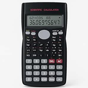Calculadora Científica Premium 240 Funções – Display Duplo 10+2 Dígitos, Desligamento Automático, Cor Preta – Ideal para Engenharia, Física, Química e Faculdade - Premium