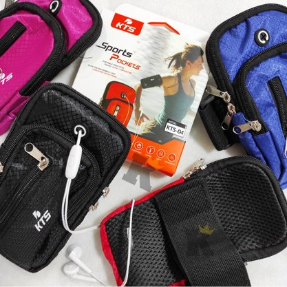 KtsPochete Braçadeira Suporte de Celular Para Corrida e Academia KTS-04