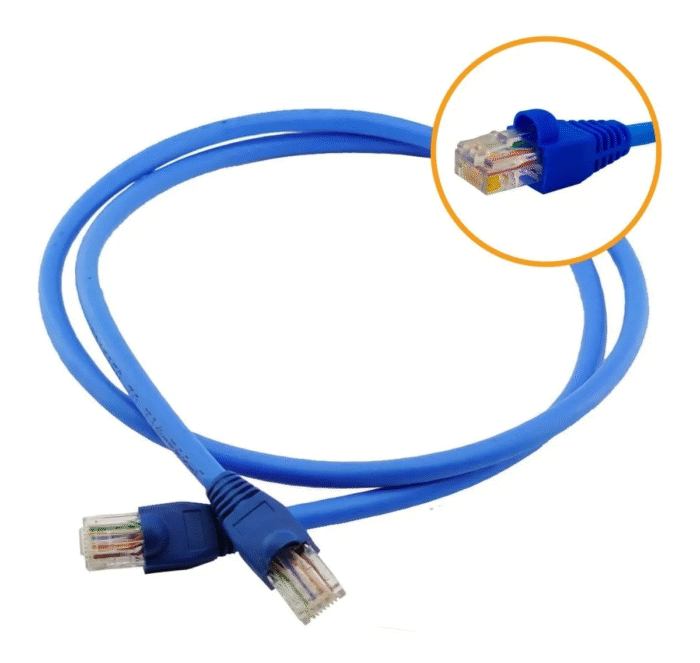 Patch Cord 2,5m Cat6 Furukawa Rj45 Azul Gigabit S. Veloz