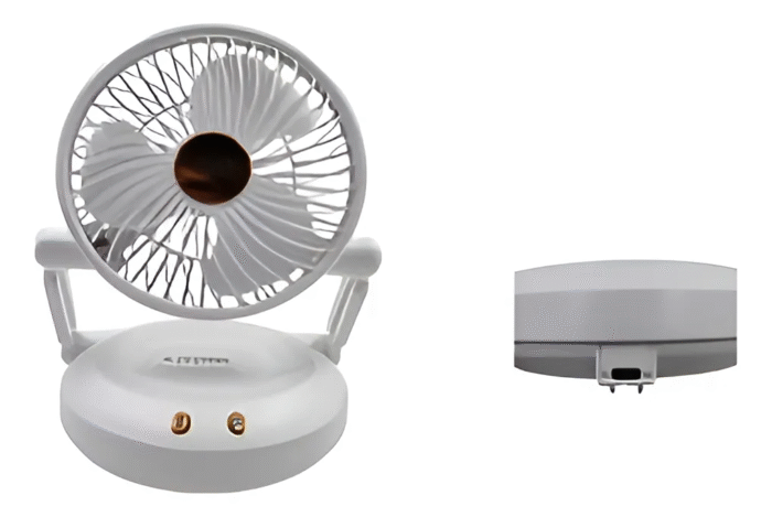 Ventilador Portátil Dobrável Recarregável Usb 3 Velocidades