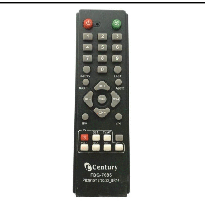 7085 Controle compatível com Century nano