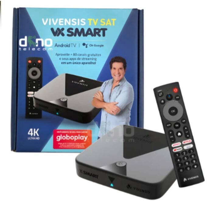 Receptor Digital Tv 4k Vx Smart Android Vivensis