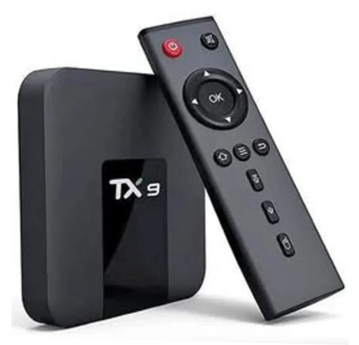 Tx9 Tv Box 8k 16GB Ram 64GB Armazenamento Streaming Preto Padrão