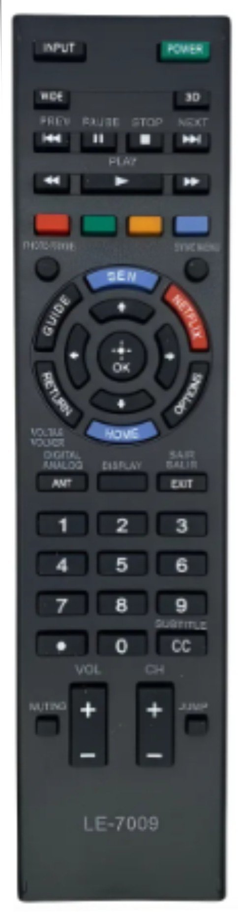 Controle Remoto TV Sony Smart