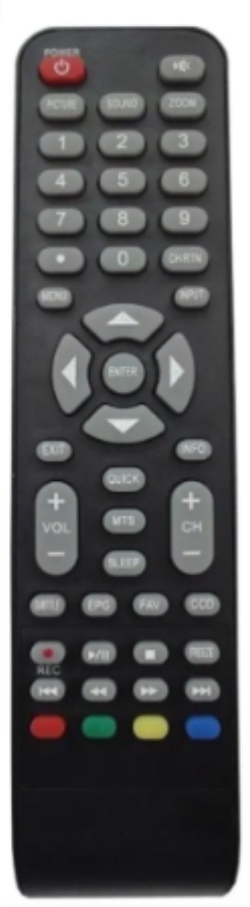 Controle Remoto TV TCL/Semp Toshiba LCD