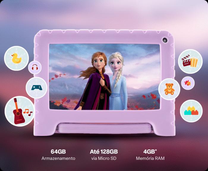 Tablet Frozen 64g 4gb ram