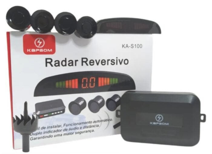 Sensor De Ré Para Carro Kapbom Ka-s100 (0,1m-1,5m) - Imagem 2