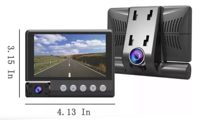 Camera Veicular De Carro Com 2 Lentes Interna E Externa Uber - Imagem 2