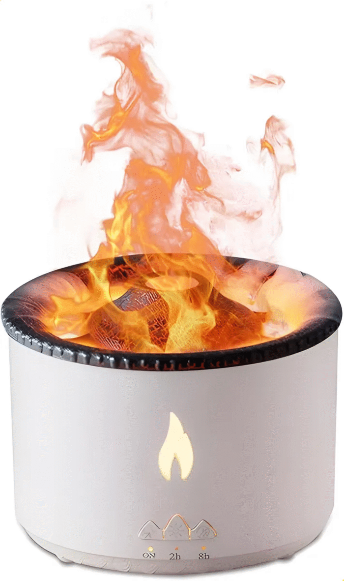 Umidificador De Vulcão Atualizado, Difusor De Chama Atualiza - Imagem 2