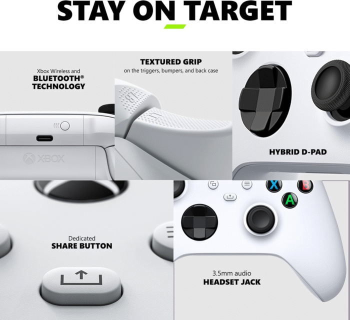 Controle com fio Xbox - Branco - Imagem 2