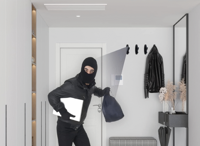 Câmera oculta com gancho para roupas, mini câmera espiã, câmera oculta, câmera de segurança montada na parede, micro câmera sem fio, sem Wi-Fi, sem áudio - Imagem 2