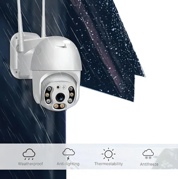 Camera De Segurança Smart IPC360 Com Comando Pelo Celular 360º Wireless IP Wifi a Prova dágua - Imagem 2