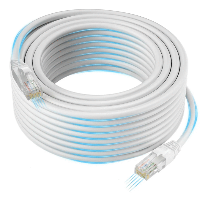 Cabo De Rede 50m Cat6 Ethernet Rj45 Cabo Giga Lan Internet
