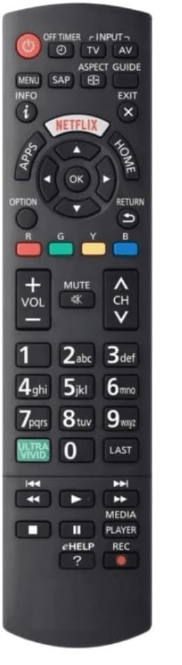 Controle Remoto Compatível TV Panasonic Smart LED LCD Vieira