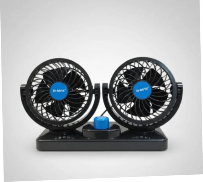 Ventilador duplo Automotivo 12v Preto