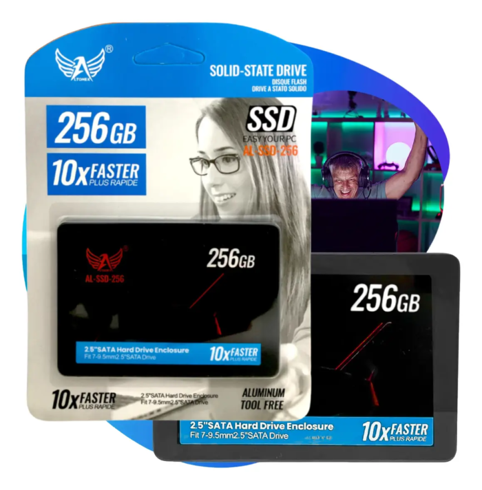 Ssd 2.5 Polegadas Sata 256gb, Leitura E Gravação - Altomex