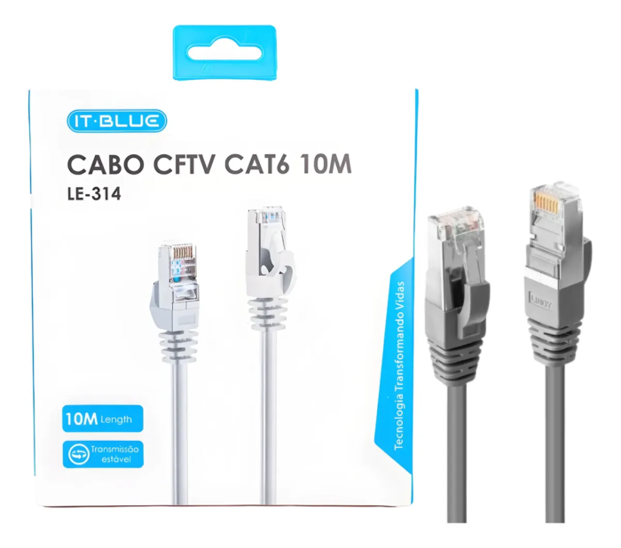 Cabo Rede Cat6 10m Profissional