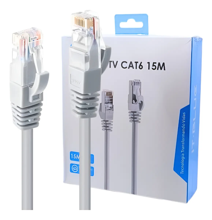 Cabo Rede Cat6 15M Profissional