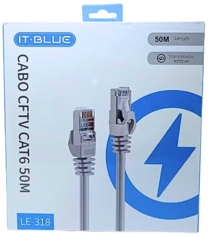 Cabo Rede Cat6 50m Profissional