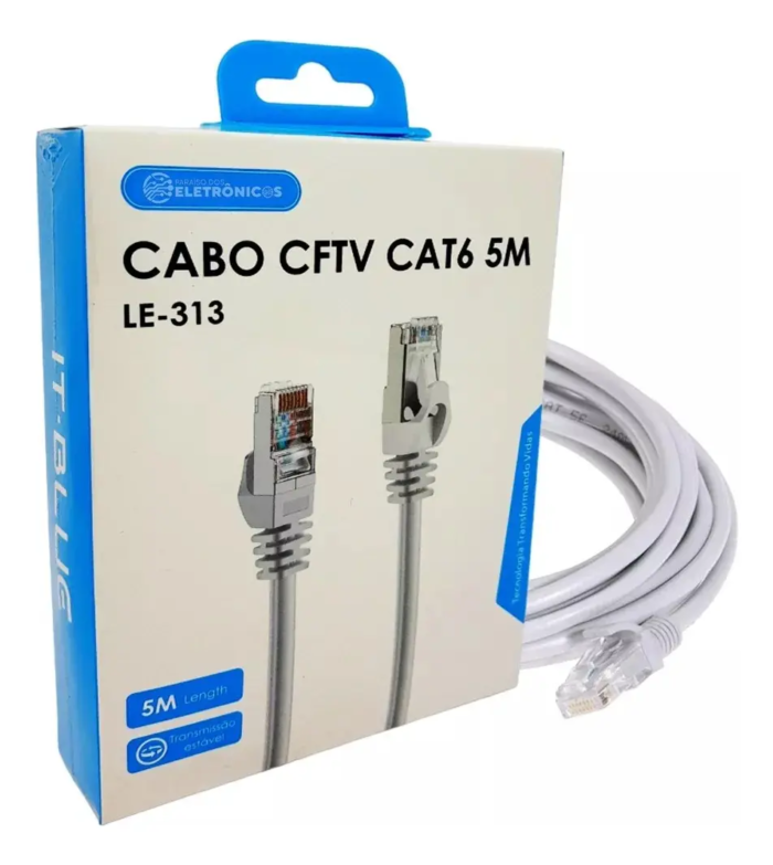 Cabo rede cat6 5m Profissional