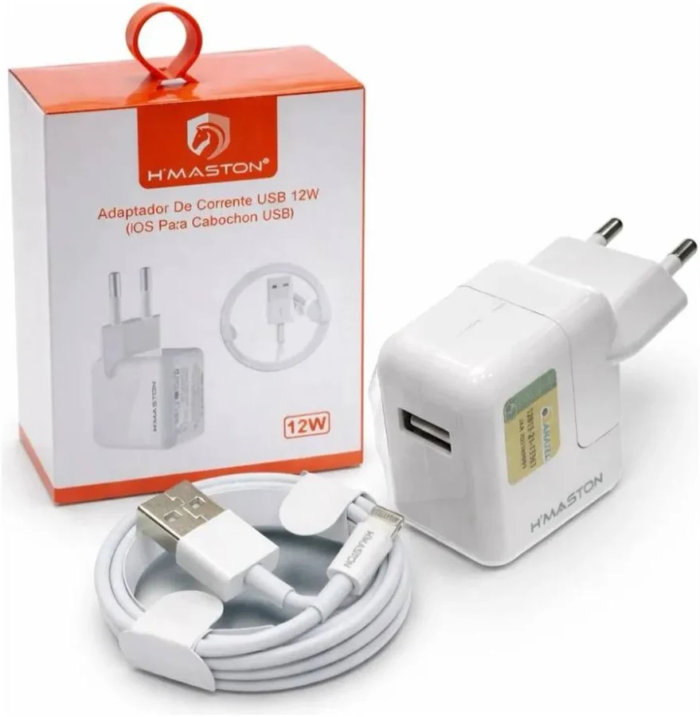 Carregador Original Usb Lightning 12w Para iPhone