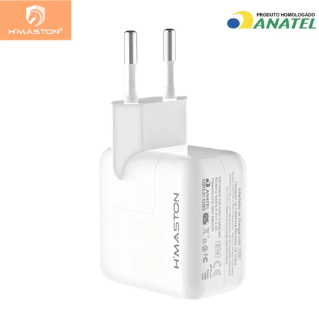 Carregador De Celular Usb/ios 12w H'maston s cabo
