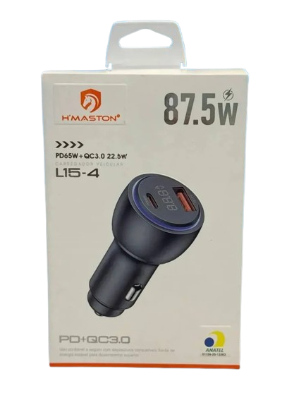 Carregador Veicular H'maston 87.5w L16-4