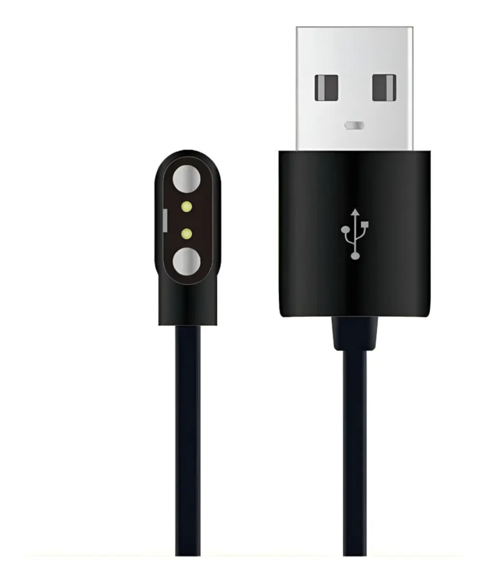 Carregador Relógio 2 Pinos Modelos Para Smartwatch Cor 2.8mm - Distância L70