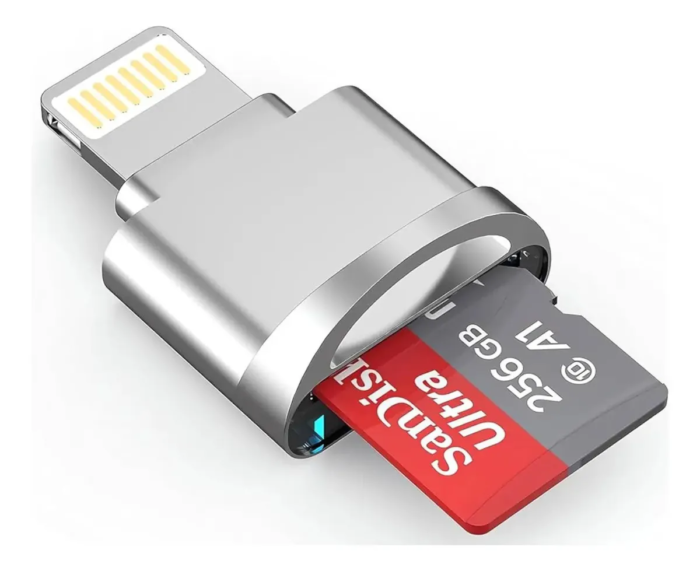 Adaptador Cartão de Memoria para lightning Macho